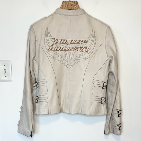 Harley-Davidson women’s leather jacket , sz small - Picture 2 of 15